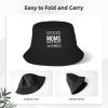 ADTEMP Good Moms Say Bad Words Hat Outdoor Adult Bucket Cap Fishing Cap Baseball Cap Folding Cap Black view 3