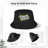 ADTEMP Team Jesus Hat Outdoor Adult Bucket Cap Fishing Cap Baseball Cap Folding Cap Black view 3