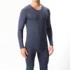 ZYXTIM Mens Base Layer Set - Top & Bottom - Compression Shirts for Men, Compression Pants Men, Rash Guard for Men, Leggings Dark Gray view 4