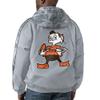 Starter Men's Gray Cleveland Browns Thursday Night Gridiron Throwback Full-Zip Jacket view 2