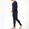 Mens Base Layer Set - Top & Bottom - Compression Shirts for Men, Compression Pants Men, Rash Guard for Men, Leggings Dark Blue view 2