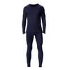 Mens Base Layer Set - Top & Bottom - Compression Shirts for Men, Compression Pants Men, Rash Guard for Men, Leggings Dark Blue view 3