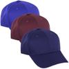 Daxton Performance Hat High Profile Structured Baseball Cap 3 Pack - Royal,Burgundy,Navy view 1