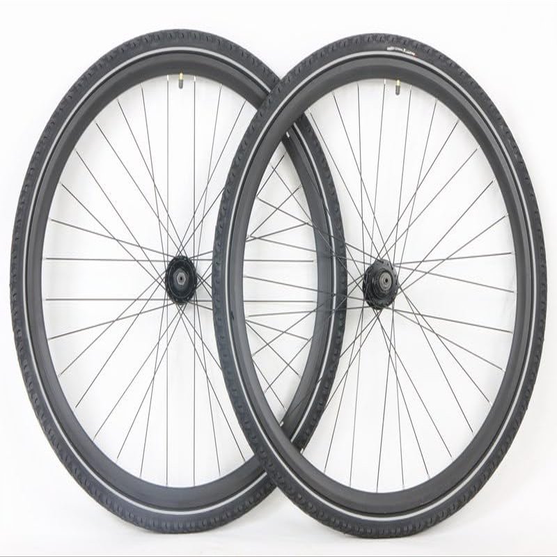 700c Disc Brake Rim Brake Road TouringRoad Hybrid Bike Wheel Set for Cassette 700 x 42 CST City Tires and Tubes