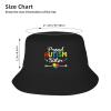 Im A Proud Autism Sister Hat Outdoor Adult Bucket Cap Fishing Cap Baseball Cap Folding Cap Black view 4