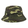 Ashen Fane Garment Washed Combed Cotton Twill Packable Lightweight Unisex Bucket Hat, Camo 1, Medium view 1