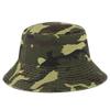 Ashen Fane Garment Washed Combed Cotton Twill Packable Lightweight Unisex Bucket Hat, Camo 1, Medium view 2
