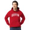 Barnesmith University of Houston, UH Cougars, Adult Unisex Hooded Sweatshirt, Classic, Red, XX-Large view 2