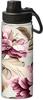 Yioniii Blooming Pink Flower Floral pattern Sports Leak Proof Water Bottle 18 oz, Insulated Water Bottles for Bicycles,Fitness,Yoga,Hiking etc.Pink view 1
