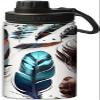 Yioniii Various plumage pattern Water Bottles Insulated 18 oz,Insulated Double Walled Leak Proof Sports Water BottleThermo Mug Keep Cold and Hot,Multicolour view 1