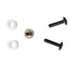 B Baosity Ice Hockey Visor Kit Helmet Screws Accessories Washers Nuts Universal Easy to Replace Fixings Back up Hardwares view 2