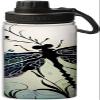 Yioniii Beautiful Dragonfly In Black And Purple pattern Sports Leak Proof Water Bottle 18 oz, Insulated Water Bottles for Bicycles,Fitness,Yoga,Hiking etc.Black And Purple view 1