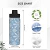Yioniii Blue And Purple Glitter Print pattern Water Bottles Insulated 18 oz,Insulated Double Walled Leak Proof Sports Water BottleThermo Mug Keep Cold and Hot,Blue And Purple view 4