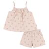 Gerber Baby Girls Toddler Sleeveless Tank Top and Shorts Set, Blush, 12 Months view 1