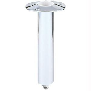 Lee s 0 Degree Stainless Steel Swivel Base Flush Mount Rod Holder - Medium Length