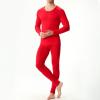 Mens Base Layer 2 Piece Performance Cold Weather Long Johns Underwear Set for Men Red view 4