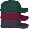 Daxton Premium Mid Profile Hat Semi Curved Visor Structured Cap 3 Pack - Charcoal,Burgundy,Hunter view 1