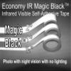 IR Magic Black Infrared Visible self-Adhesive Tape. Economy 1/2" Wide 25 Foot roll - use with Night Vision. One roll of 1/2 Inch x 25 Feet. view 3