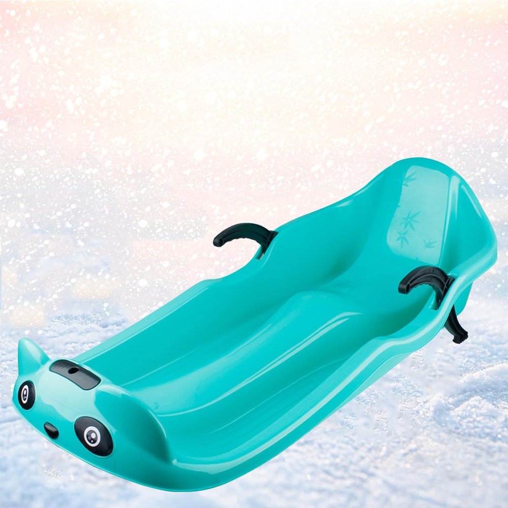 Double Handle Children's Sled, Anti-Freeze and Wear-Resistant Sled, Double Thickened Sled, Sled with Pull Rope