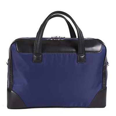 17 in. N Series Harpswell Nylon Dual Compartment Laptop Briefcase - Navy