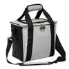 P7219.Silver-Black Refresher Cooler Bag Silver & Black view 1