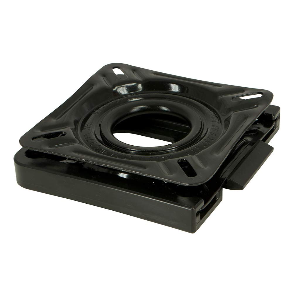 7 x 7 in. E-Coat Steel Removable Seat Bracket with Non-Locking 12-Way Swivel