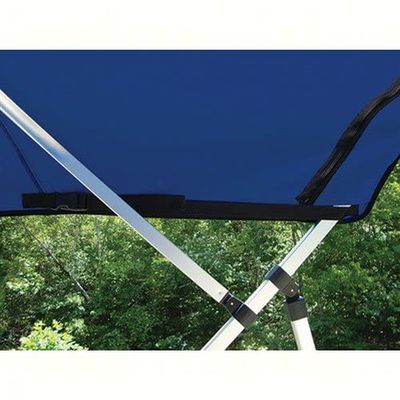 8PONRCLA04 8 ft. Replacement Pontoon Bimini Top Canvas Pacific Blue