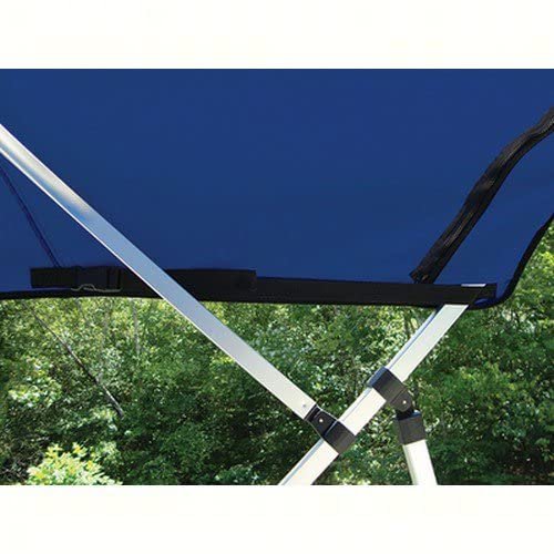 8PONRCLA04 8 ft. Replacement Pontoon Bimini Top Canvas Pacific Blue