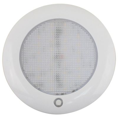 5 in. 10-30V Slim Dome Light for Boat Outfitting Warm White & Blue