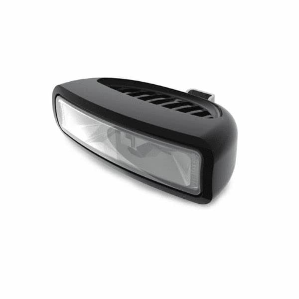 12 & 24V Caprera 3 Flood Light White & Red Dimmable Bracket Mount Boat LEDs Light Black