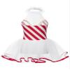 Moily Kids Girls Christmas Dance Dress Candy Cane Stripes Ballet Tutu Leotard for Carnival Party Stage Performance Red 10 Years view 2