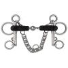 5 in. Stainless Steel & Rubber Mouth Pelham Bit view 1