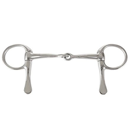 5115-4-3-4 Stainless Steel Half Cheek Snaffle Bit - 4.75 in.