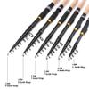 KTGCOZS Spinning Casting Fishing Rod Carbon Fiber Telescopic Pole Saltwater Freshwater (3.6m) view 3