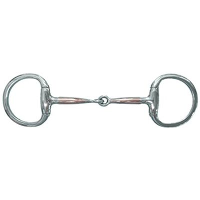 20139-5-3-4 Stainless Steel Copper Overlay Eggbutt Snaffle Bit - 5.75 in.