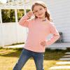 Little Boys Girls Thermal T-Shirts 2-Pack Underwear Warm Tee Tops Half Collar Kids Soft Undershirts Pink+Yellow 2-3Years view 2