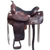 HILASON Western Horse Treeless Trail Barrel Saddle American Leather | for Horses view 1