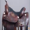 HILASON Western Horse Treeless Trail Barrel Saddle American Leather | for Horses view 2
