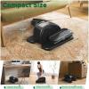 Under Desk Elliptical, Electric Seated Pedal Exerciser Quiet Compact Mini Elliptical Trainer with Display Monitor and Remote Control Home Office Leg Exercise Equipment for Seniors Adults view 3