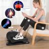 Under Desk Elliptical, Electric Seated Pedal Exerciser Quiet Compact Mini Elliptical Trainer with Display Monitor and Remote Control Home Office Leg Exercise Equipment for Seniors Adults view 4