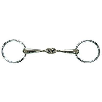 20112-4-3-4 German Silver Elliptical Link Bit - 4.75 in.