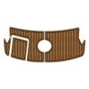 Algasan Boat EVA Faux Teak Decking Floor Compatible with 2011 Sea Ray 210 SLX Swim Platform Pad Boat EVA Foam Faux Teak Deck Floor Mat view 1