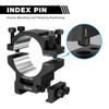 DISCOVERYOPT 7075 Series Aluminum 34mm Scope Rings - Medium Profile 34mm Scope Mount for Picatinny Rail view 3