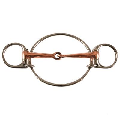 5 in. Dexter Ring Racing Copper Mouth Bit