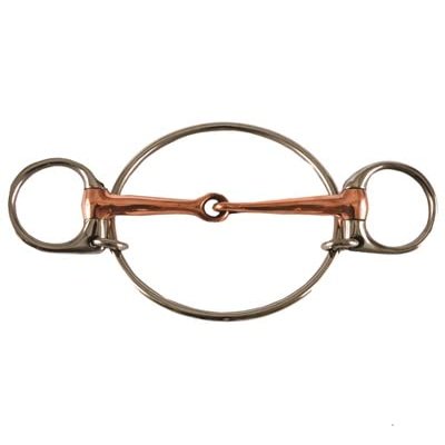 5 in. Dexter Ring Racing Copper Mouth Bit