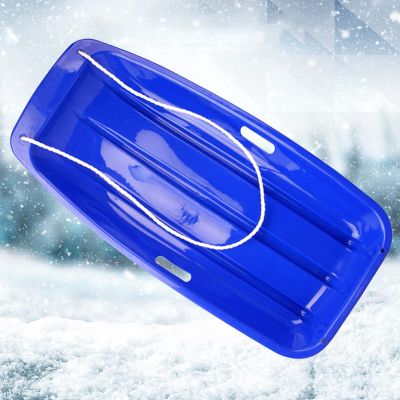 Children's Double Sledge, Thickened Wear-Resistant Sledge, Plastic Sledge Board, Winter Sledge