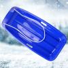 Children's Double Sledge, Thickened Wear-Resistant Sledge, Plastic Sledge Board, Winter Sledge view 1