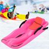 Thickened Double Sledges, Children's Sledges, Sledges with Backrests, Multi-Coloured Plastic Sledges view 1