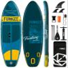 FUNKEE 1134"6" Extra Wide Inflatable Stand Up Paddle Board, Sup Board with Removable Fins, Backpack, Floating Paddle, Safety Leash, Floating Phone Case for Adults & Youth of All Skill Levels view 1