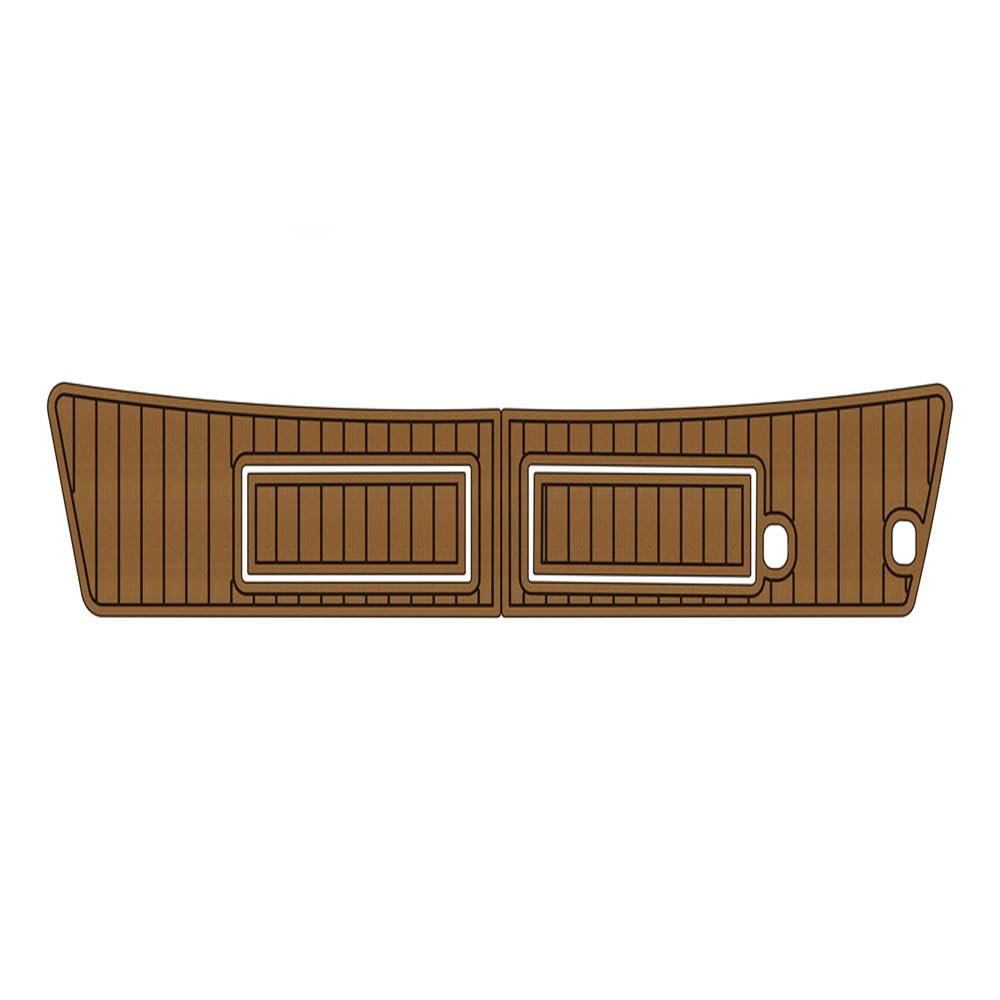Algasan Boat EVA Faux Teak Decking Floor Compatible with 1987 Sea Ray 340 Express Swim Platform Pad Boat EVA Foam Teak Deck Floor Mat